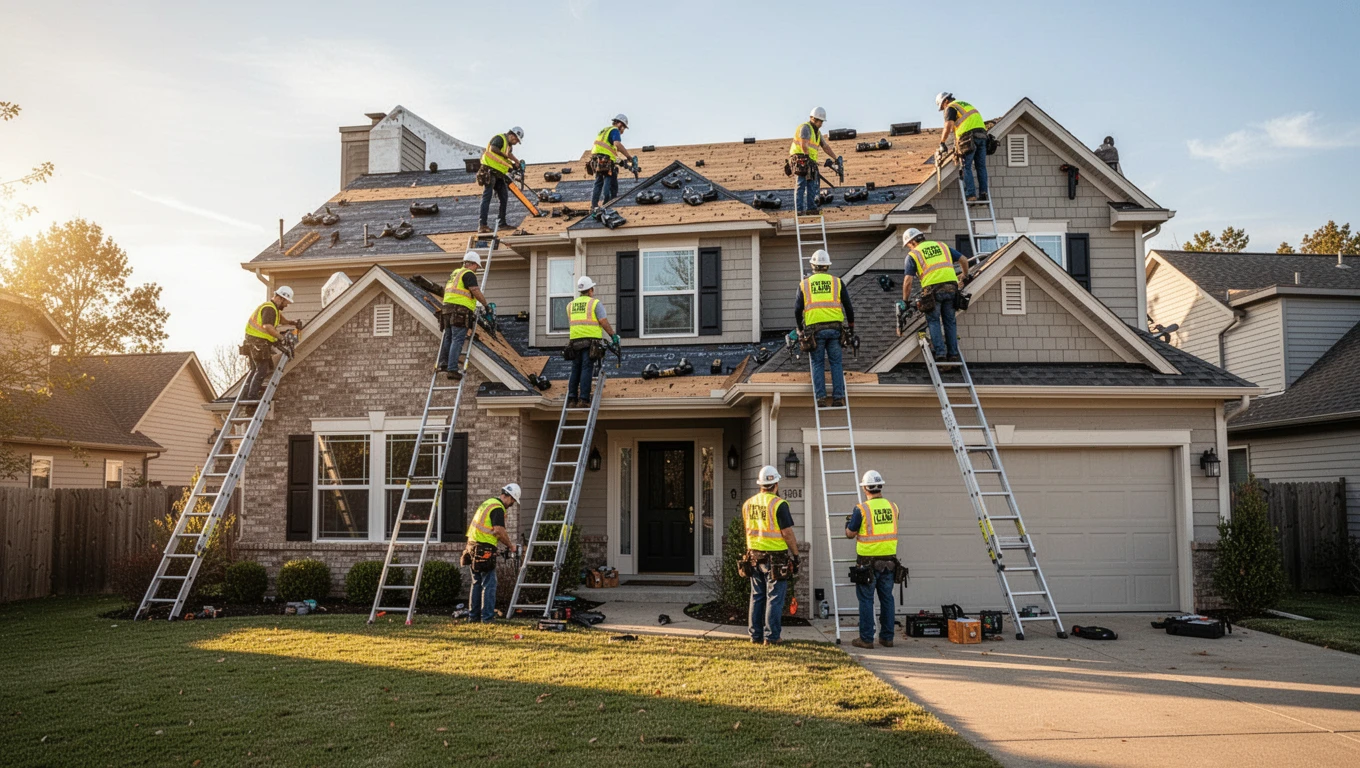 Land To Land Roofers — Roofing services