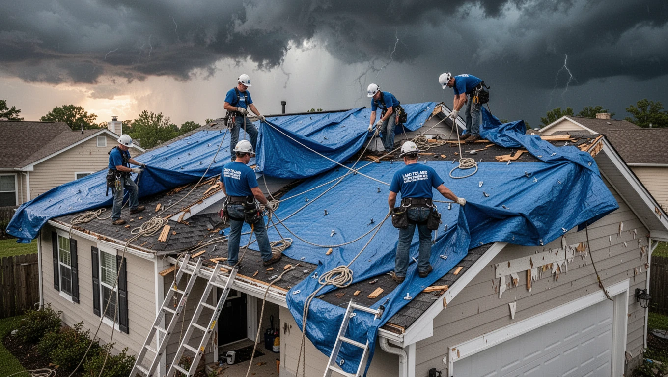 Emergency Roof Tarping